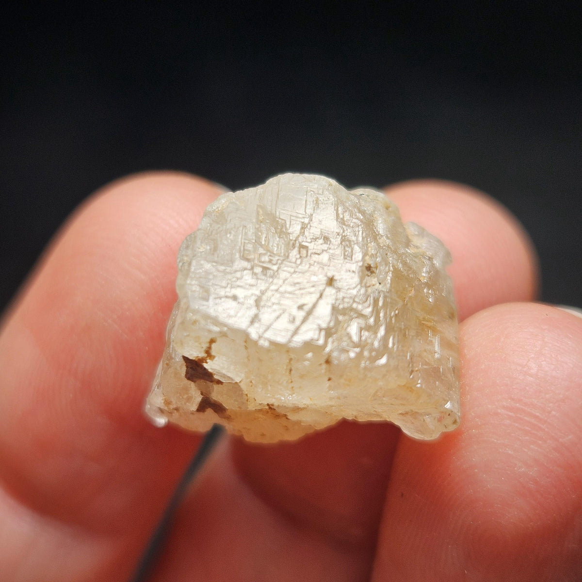 Etched Phenacite Crystal (25.24 carats), Phenakite Crystal Nigeria