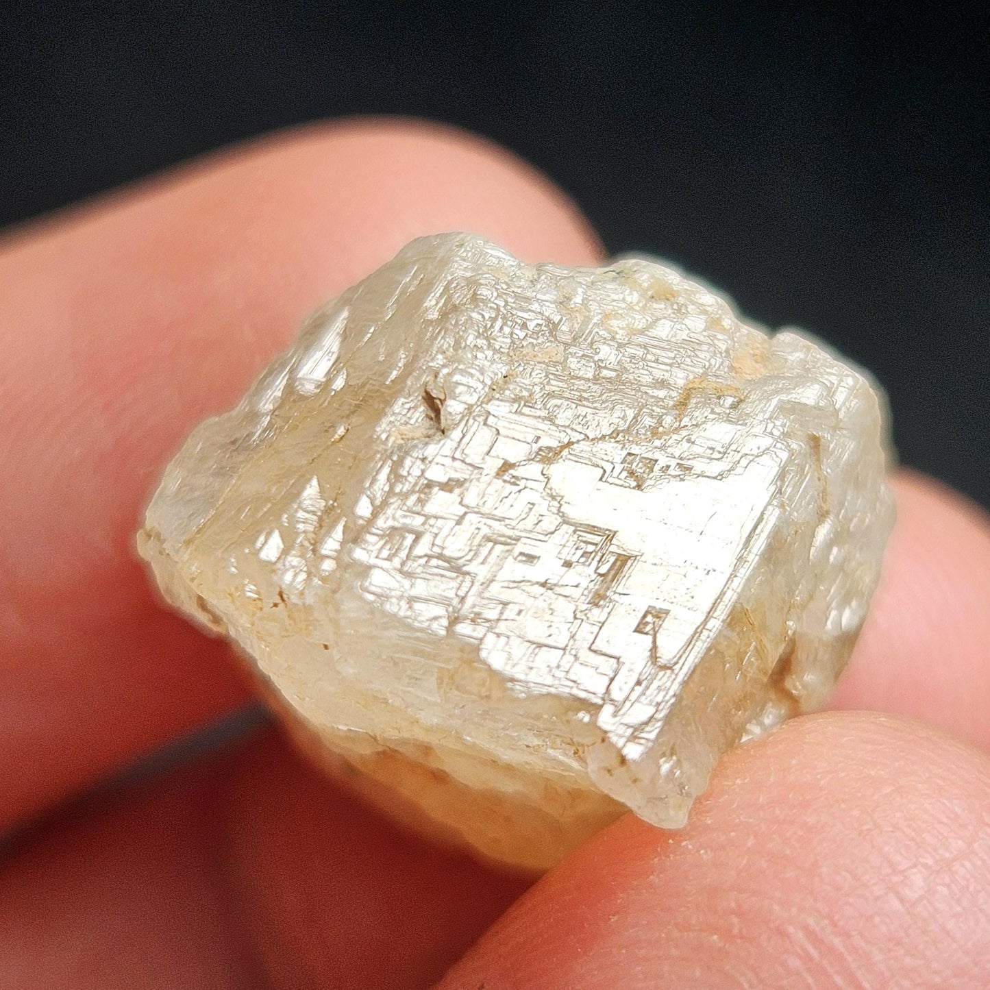 Etched Phenacite Crystal (25.24 carats), Phenakite Crystal Nigeria