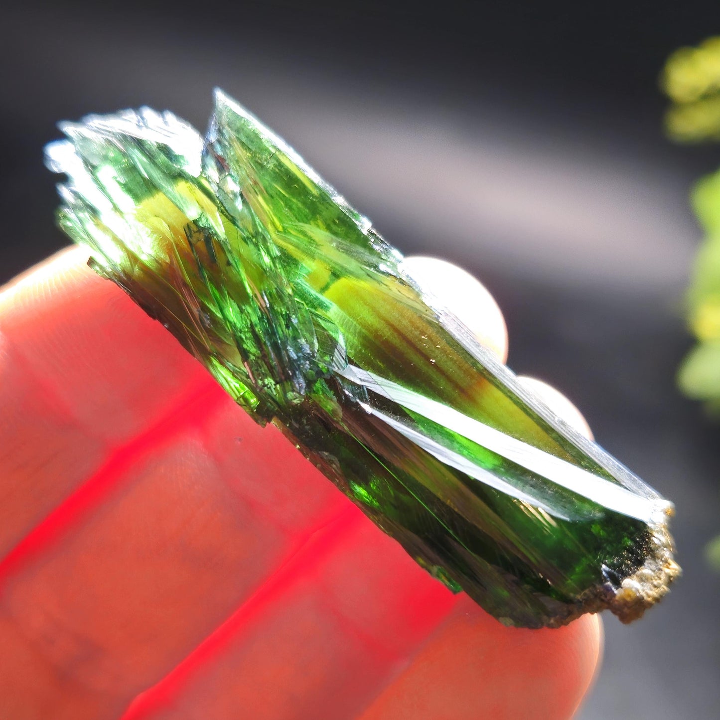 Vivianite Crystal Specimen 10.60g, Terminated Vivianite Crystal, Raw Blue