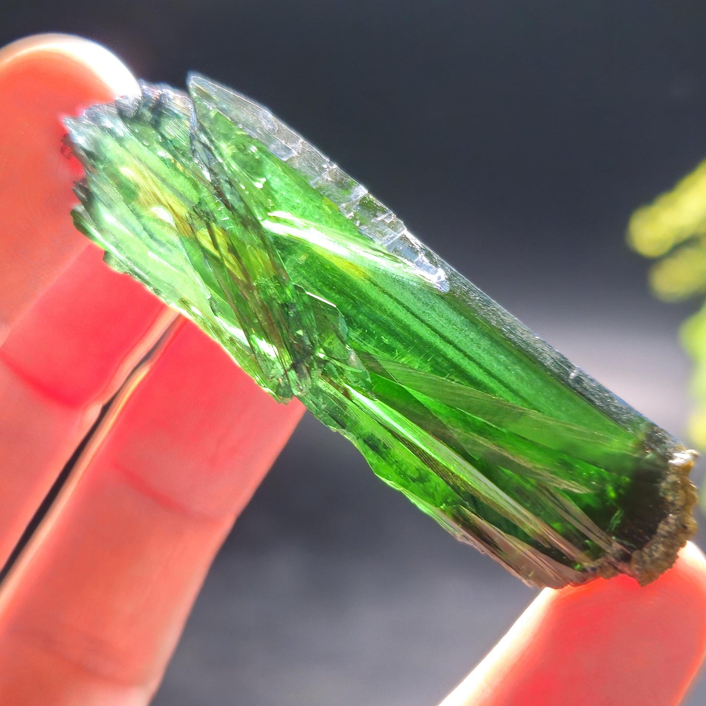 Vivianite Crystal Specimen 10.60g, Terminated Vivianite Crystal, Raw Blue