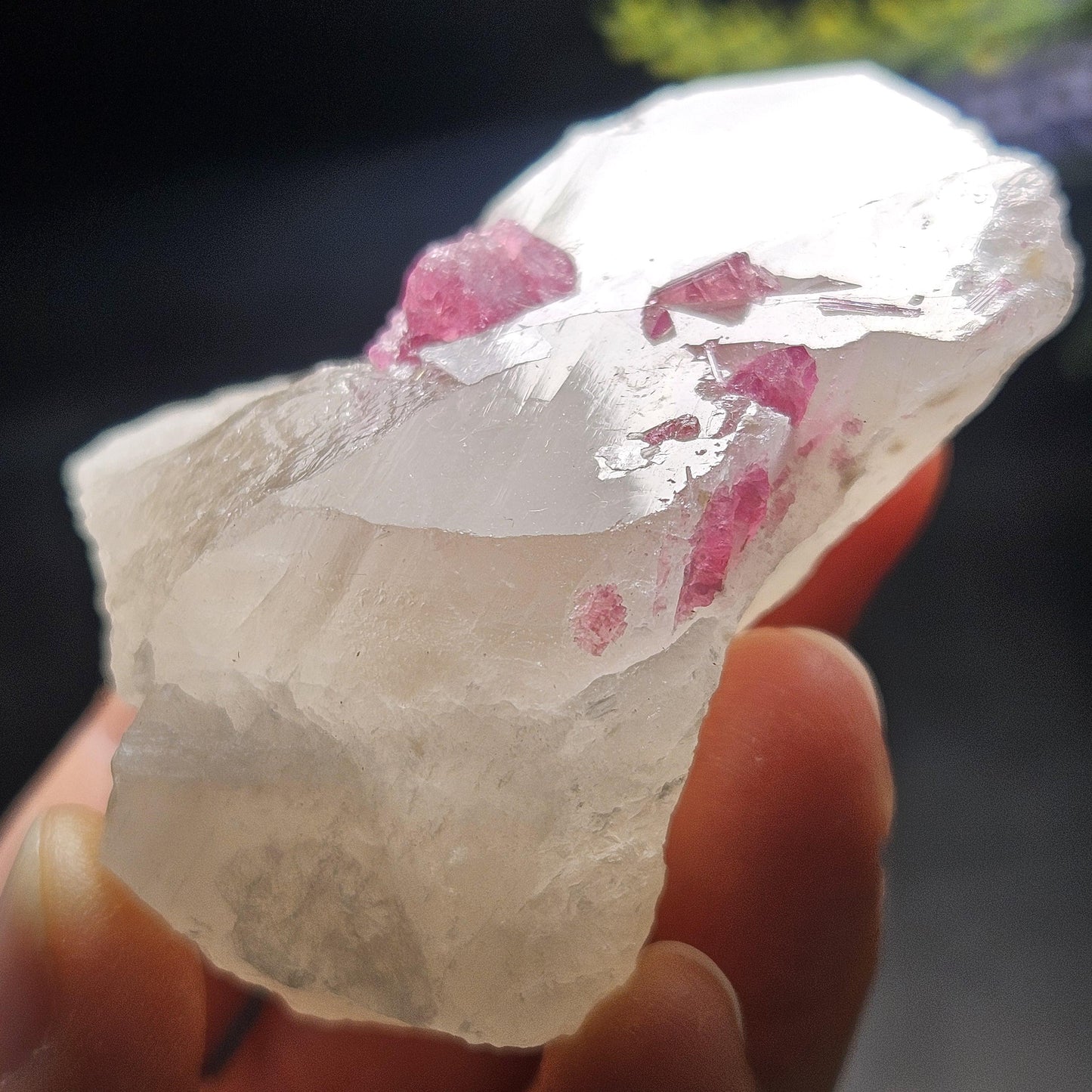 Bubblegum Pink Tourmaline in Quartz from Brazil 115.67g