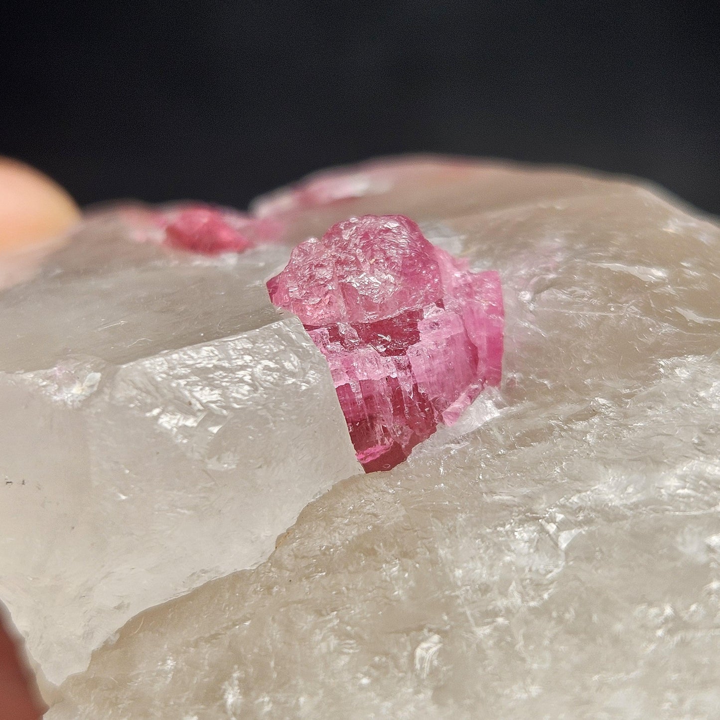Bubblegum Pink Tourmaline in Quartz from Brazil 115.67g