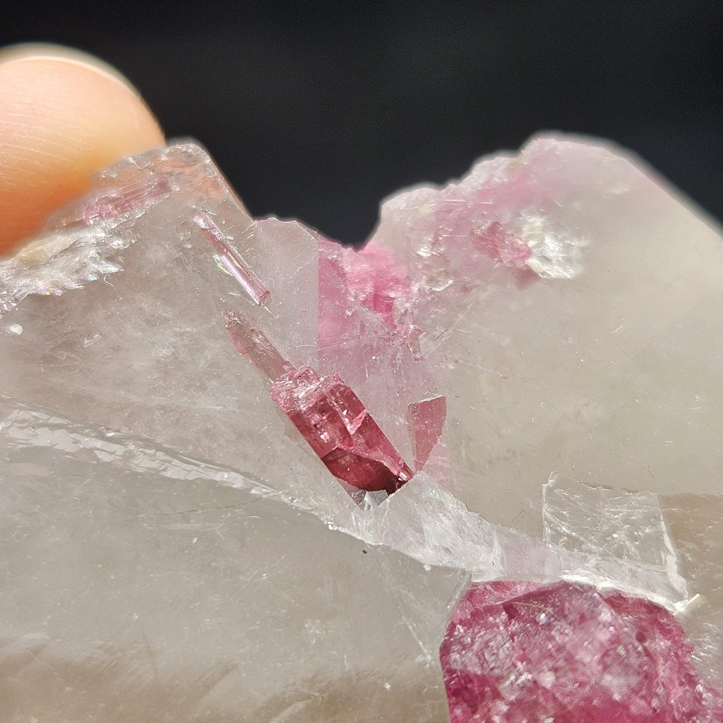 Bubblegum Pink Tourmaline in Quartz from Brazil 115.67g
