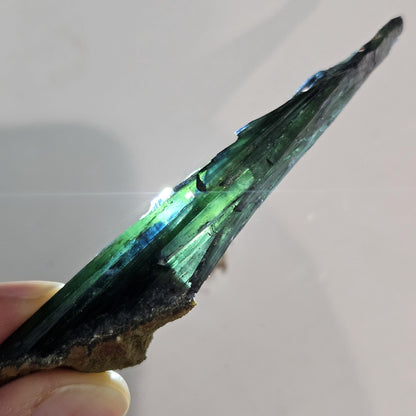 Vivianite Crystal Specimen 18.08g, Terminated Vivianite Crystal, Raw Blue