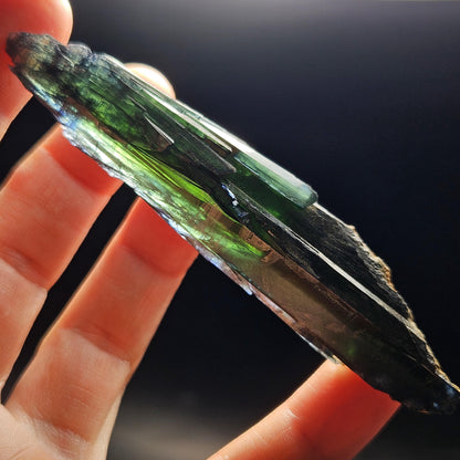 Vivianite Crystal Specimen 18.08g, Terminated Vivianite Crystal, Raw Blue