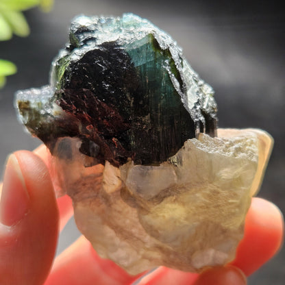 Blue Tourmaline Crystal 62.77g