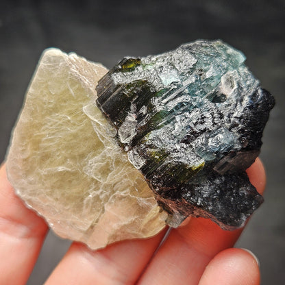 Blue Tourmaline Crystal 62.77g