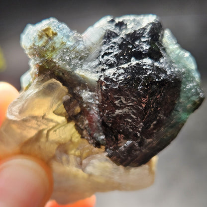 Blue Tourmaline Crystal 62.77g