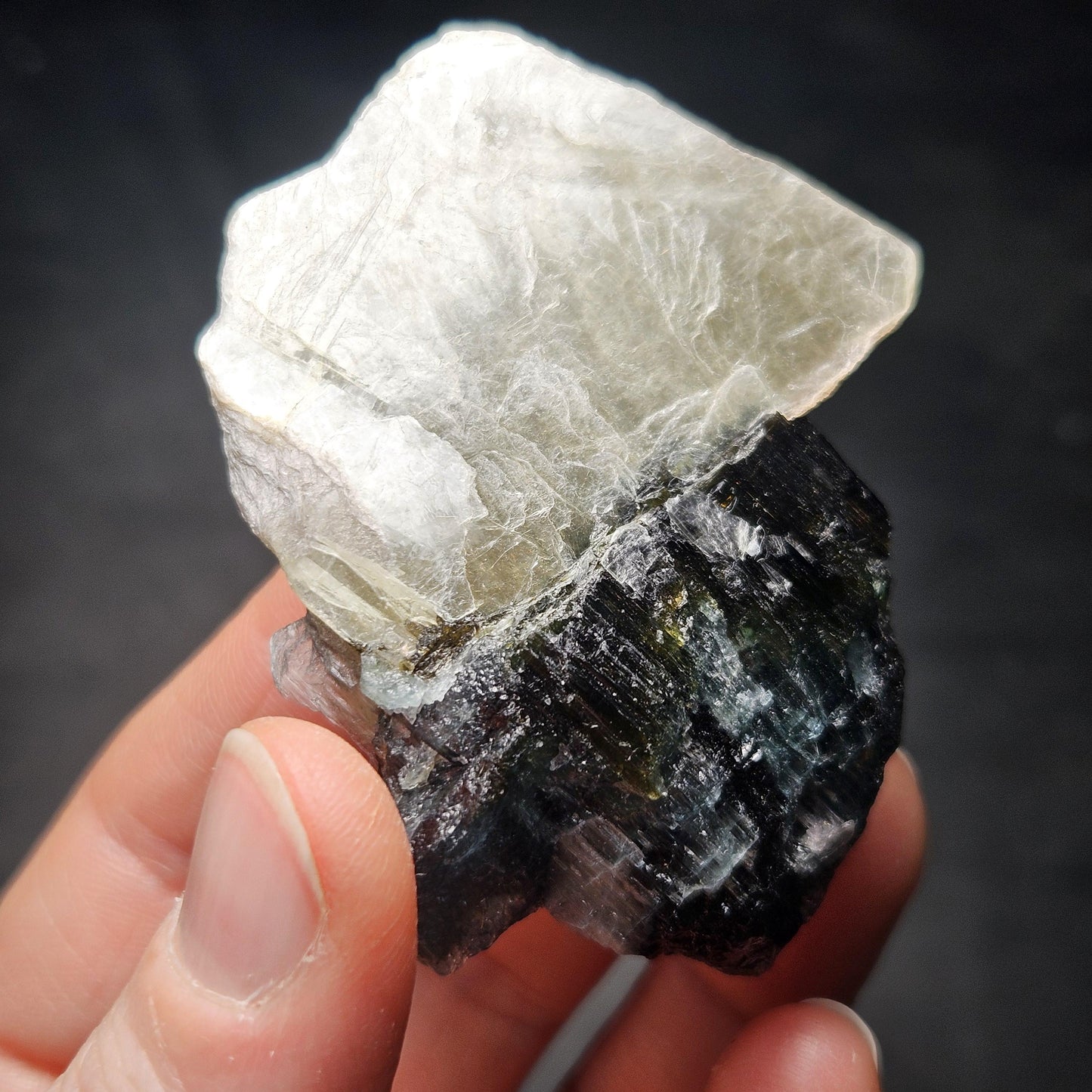 Blue Tourmaline Crystal 62.77g