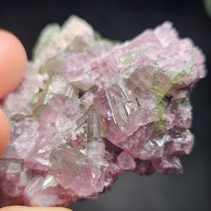 Watermelon Tourmaline Crystal Cluster 41.96g
