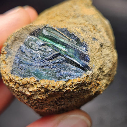Vivianite Crystal Cluster 159g, Vivianite Specimen, Raw Blue