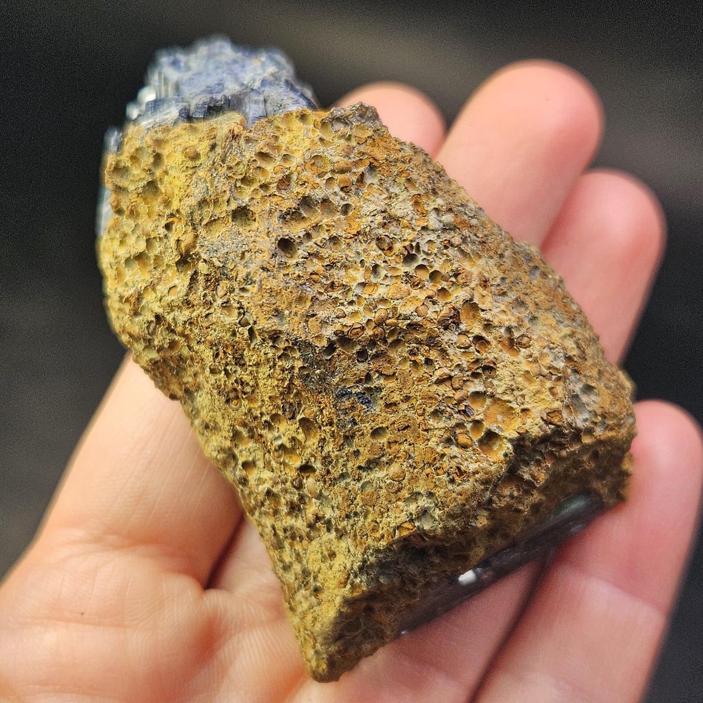 Vivianite Crystal Cluster 75.78g, Vivianite Specimen, Raw Blue