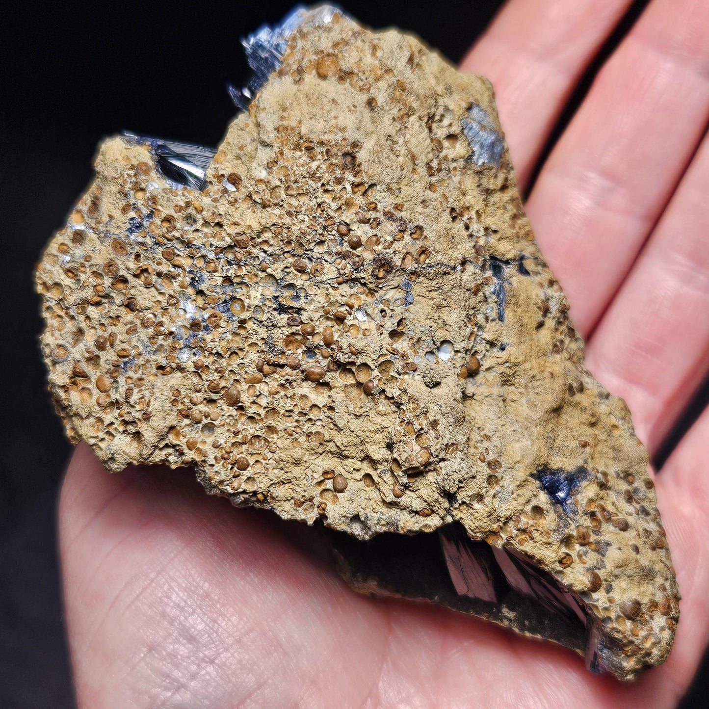 Vivianite Crystal Cluster 192g, Vivianite Specimen, Raw Blue