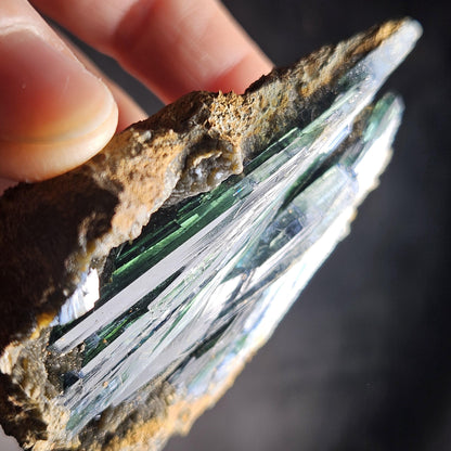 Vivianite Crystal Cluster 131.82g, Vivianite Specimen, Raw Blue