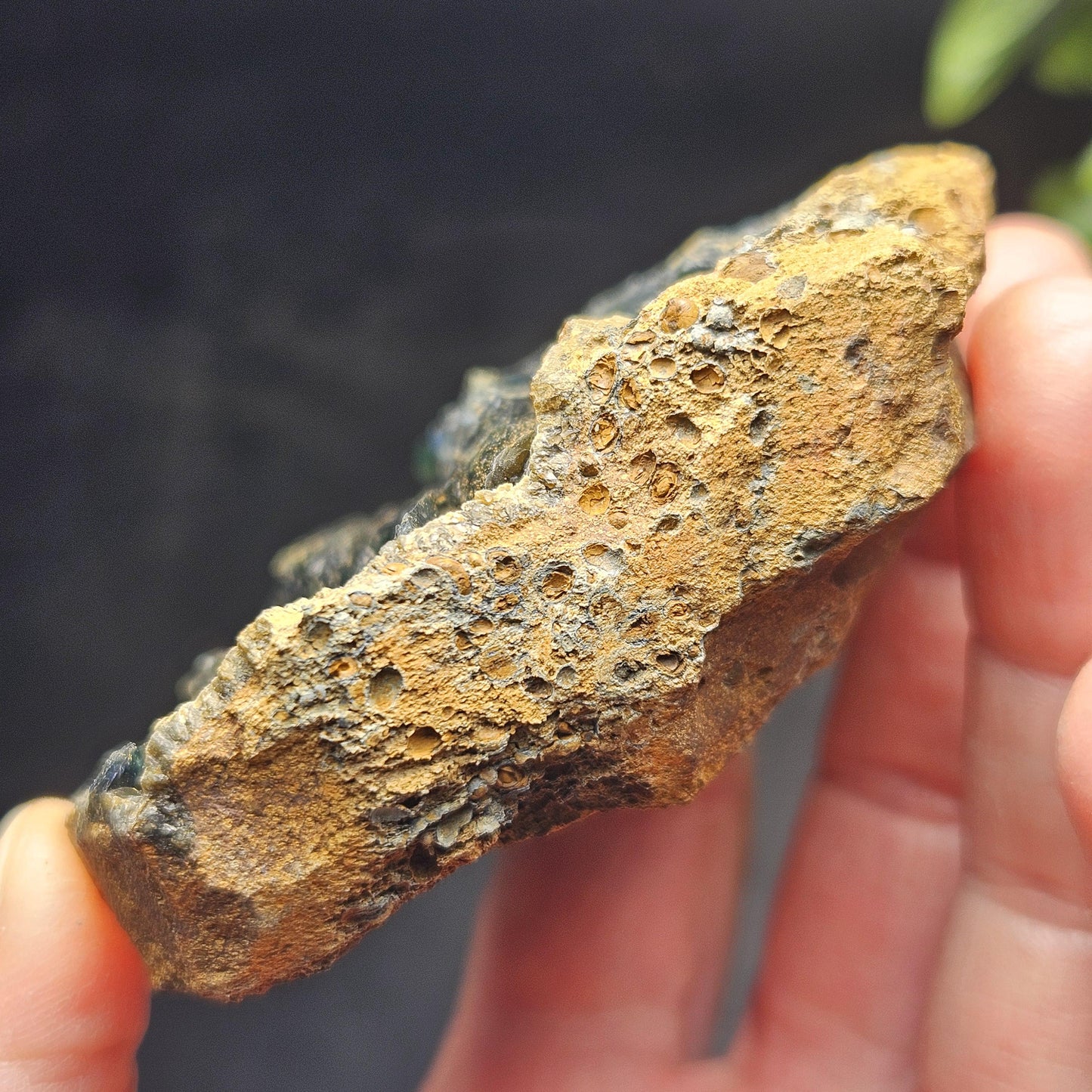 Vivianite Crystal Cluster 131.82g, Vivianite Specimen, Raw Blue