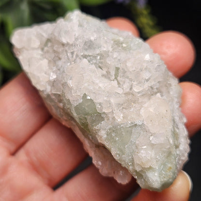 Datolite Crystal with Apophyllite Druze 60.8g
