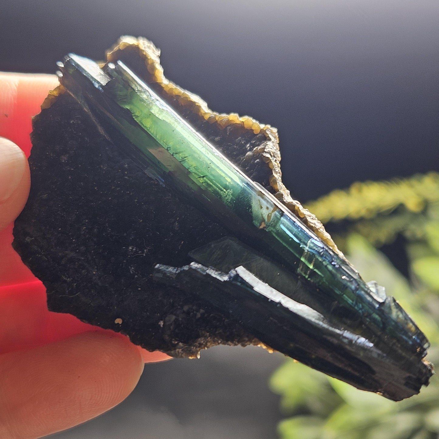 Vivianite Crystal Cluster 75.78g, Vivianite Specimen, Raw Blue