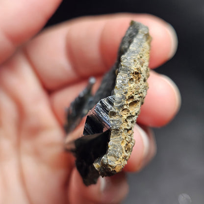 Vivianite Crystal Cluster 75.78g, Vivianite Specimen, Raw Blue