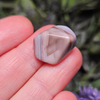 Botswana Agate Crystal, Pink & Grey Chalcedony ~ Choose Your Size