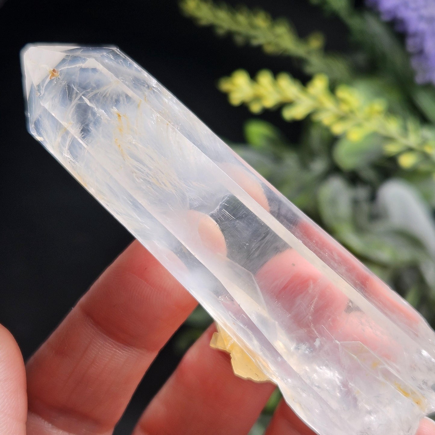 Blue Needle Quartz 51.45g, Colombian Crystal
