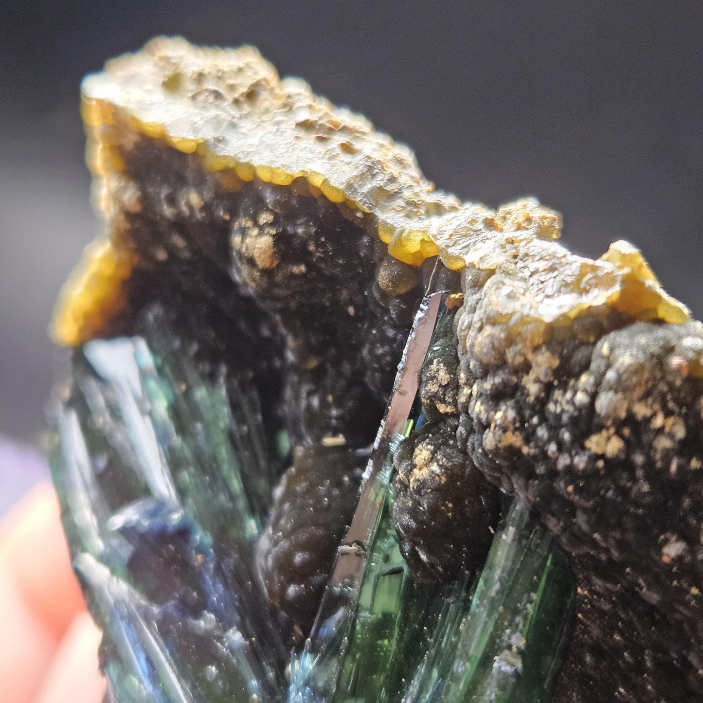 Vivianite Crystal Cluster 76.89g, Vivianite Specimen, Raw Blue