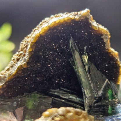 AAA Vivianite Crystal Cluster 89.77g, Vivianite Specimen, Raw Blue