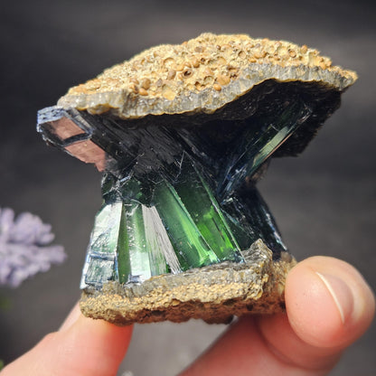 AAA Vivianite Crystal Cluster 89.77g, Vivianite Specimen, Raw Blue