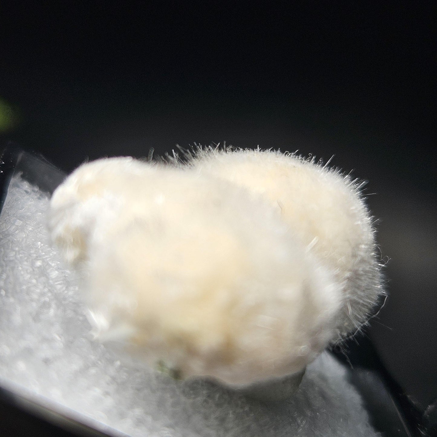 Okenite Ball Specimen from India, Okenite "Puffball" Crystal