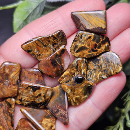 Golden Pietersite Stone, Authentic Namibian Polished Pietersite Specimen, Gold Pietersite Crystal