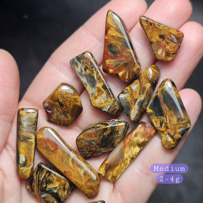 Golden Pietersite Stone, Authentic Namibian Polished Pietersite Specimen, Gold Pietersite Crystal