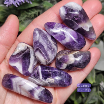 Chevron Amethyst Crystal, Namibian Polished Amethyst, Choose Your Size