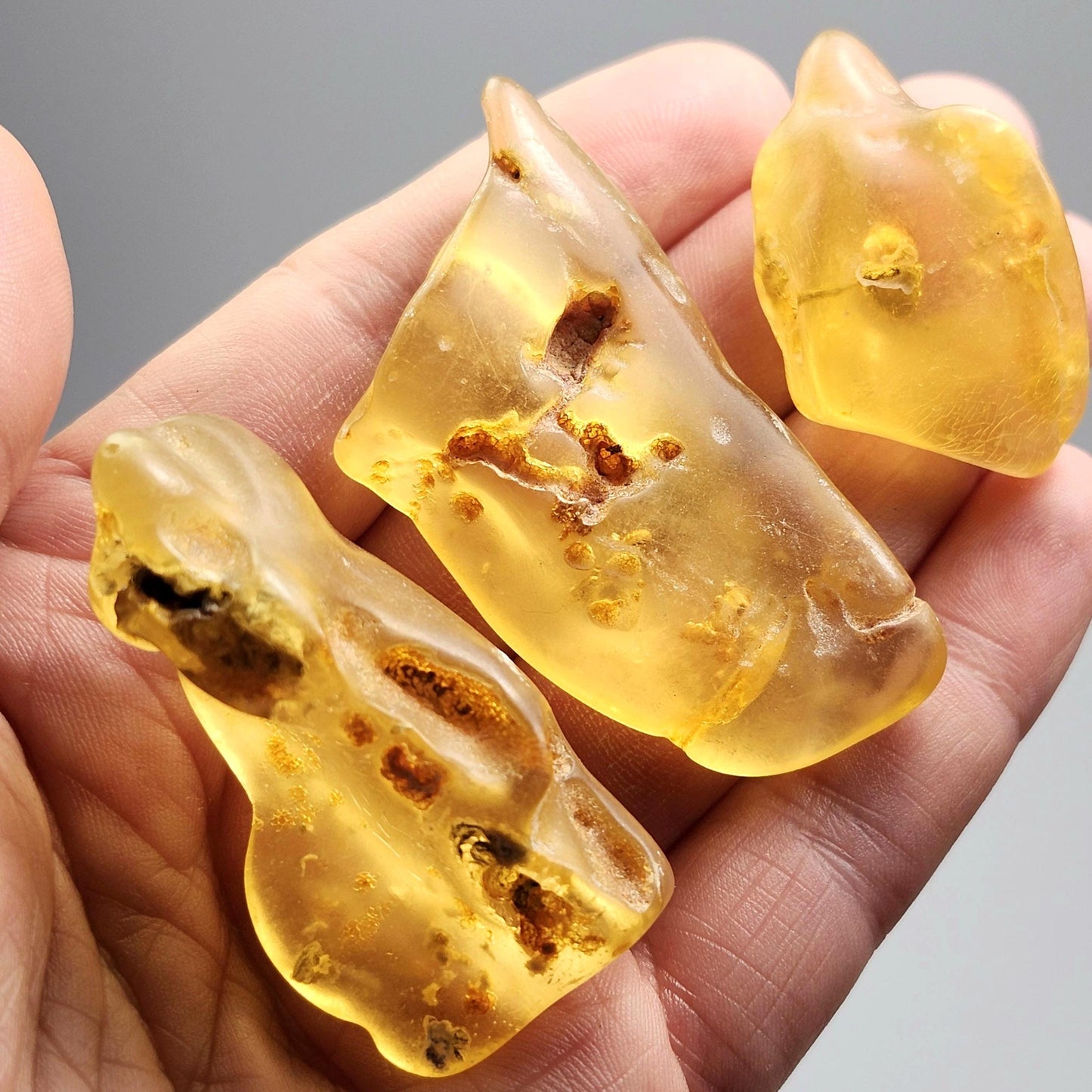 Amber Crystal Specimen, Choose Your Size