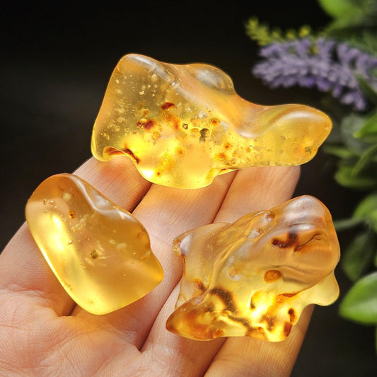 Amber Crystal Specimen, Choose Your Size