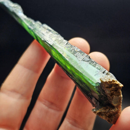 Vivianite Crystal Specimen 31.08g, Terminated Vivianite Crystal, Raw Blue