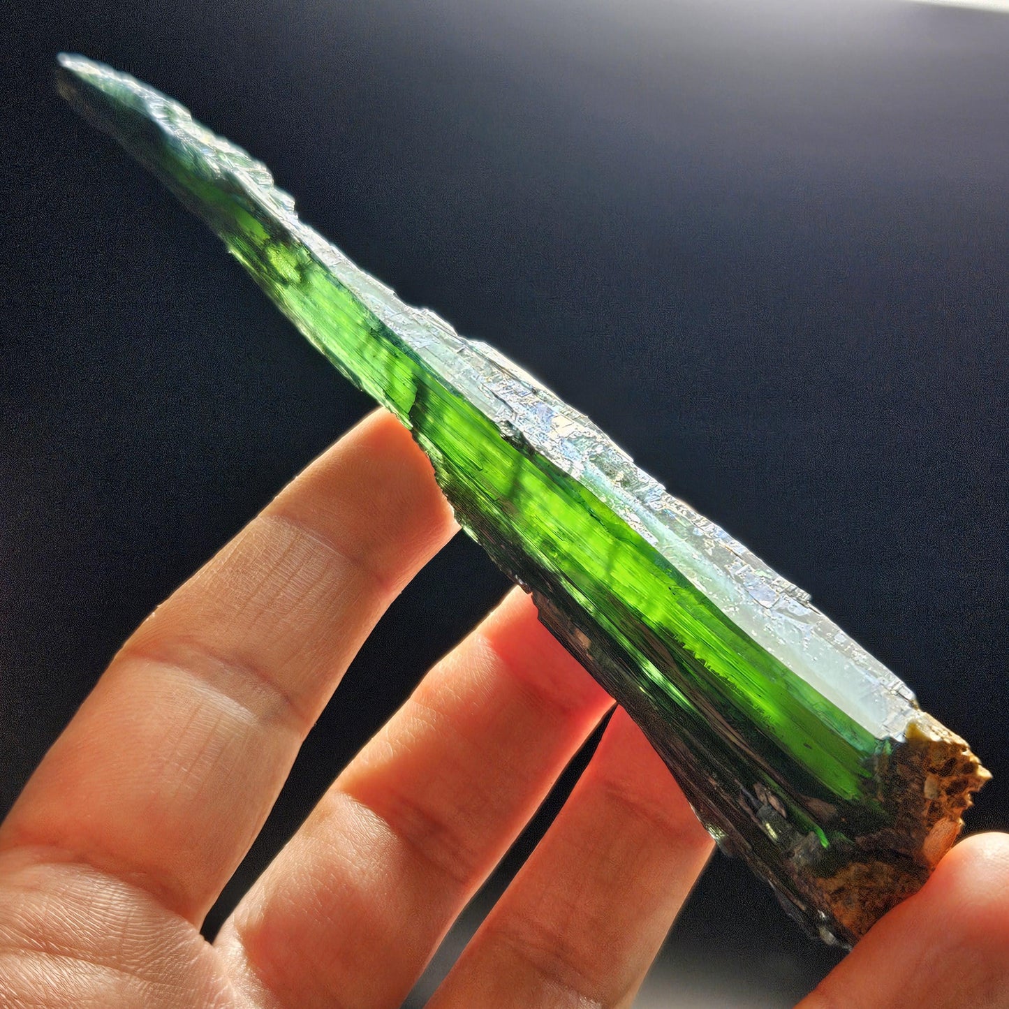 Vivianite Crystal Specimen 31.08g, Terminated Vivianite Crystal, Raw Blue