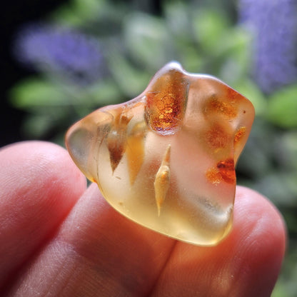 Enhydro Amber with MOVING Bubbles, 2.35g
