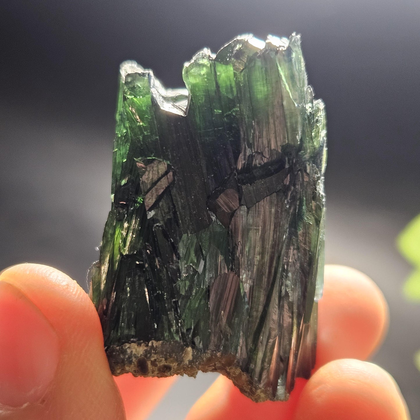 Vivianite Crystal Cluster 42.65g, Vivianite Specimen, Raw Blue