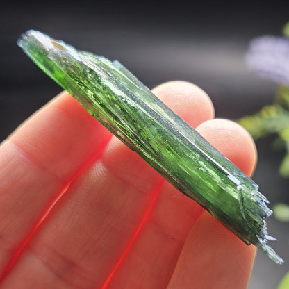 AAA Vivianite Crystal Specimen 7.57g, Terminated Vivianite Crystal, Raw Blue