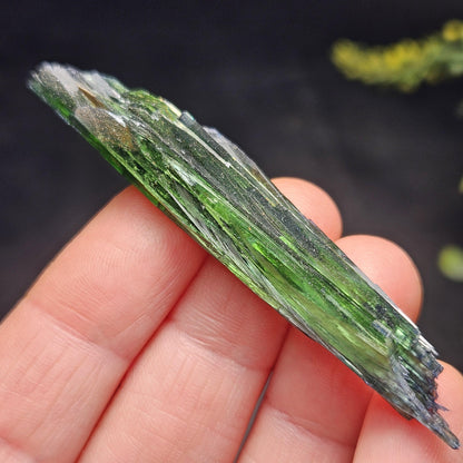 AAA Vivianite Crystal Specimen 7.57g, Terminated Vivianite Crystal, Raw Blue