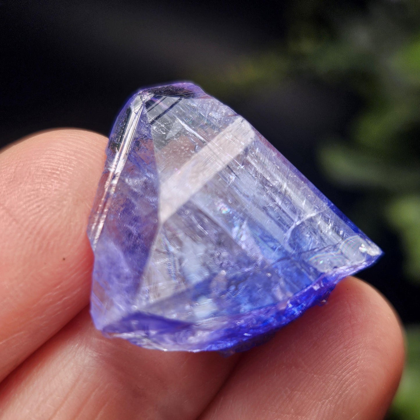 Tanzanite Crystal 6.69g, Bi Colored Raw Tanzanite Stone Specimen