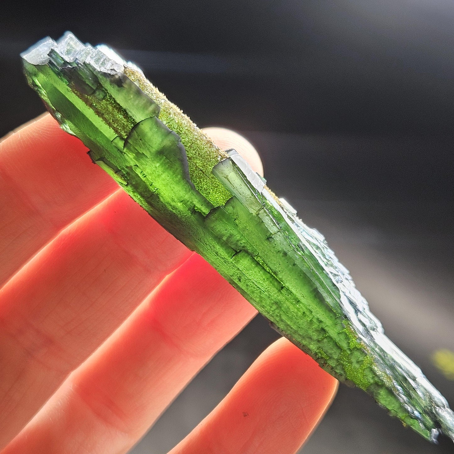 AAA Vivianite Crystal Specimen 14.89g, Terminated Vivianite Crystal, Raw Blue