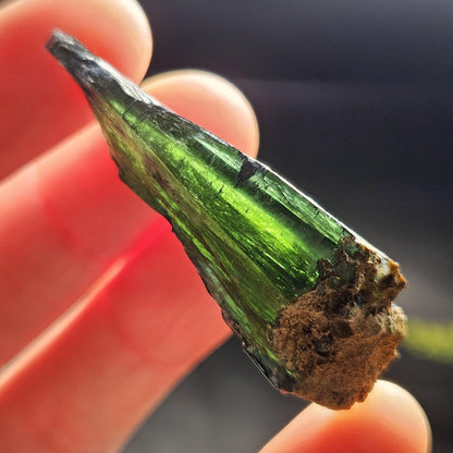 AAA Vivianite Crystal Specimen 8.45g, Terminated Vivianite Crystal, Raw Blue
