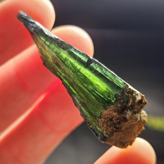 AAA Vivianite Crystal Specimen 8.45g, Terminated Vivianite Crystal, Raw Blue