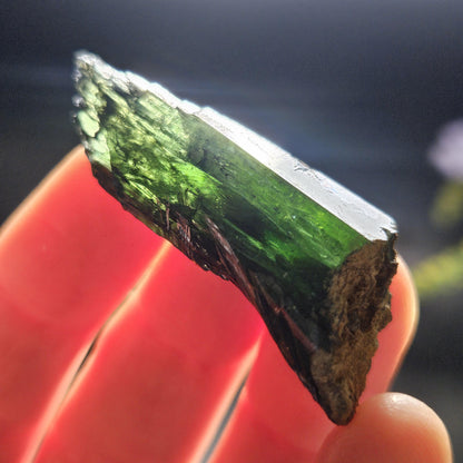AAA Vivianite Crystal Specimen 8.45g, Terminated Vivianite Crystal, Raw Blue