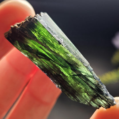 AAA Vivianite Crystal Specimen 8.45g, Terminated Vivianite Crystal, Raw Blue