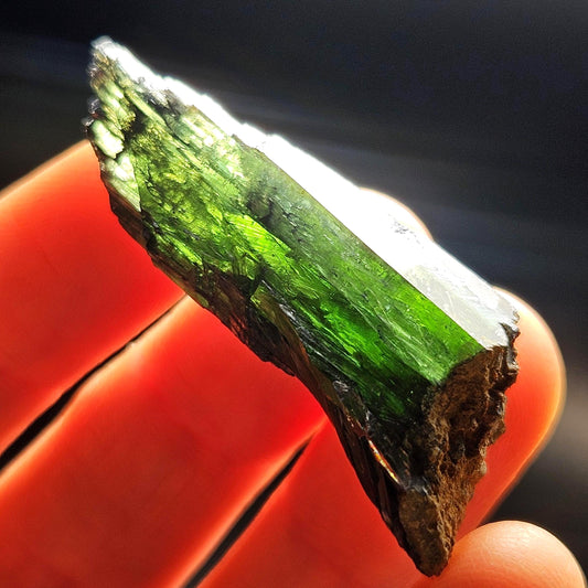 AAA Vivianite Crystal Specimen 8.45g, Terminated Vivianite Crystal, Raw Blue