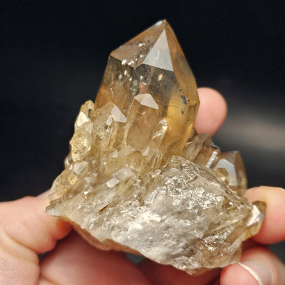 Kundalini Congo Citrine Quartz Cluster 132.59g, Smoky Citrine Crystal Multi