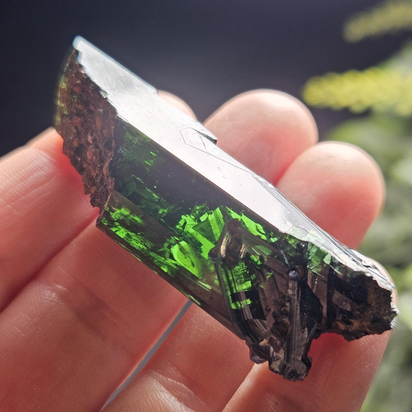 Vivianite Crystal Specimen 19.11g, Terminated Vivianite Crystal, Raw Blue