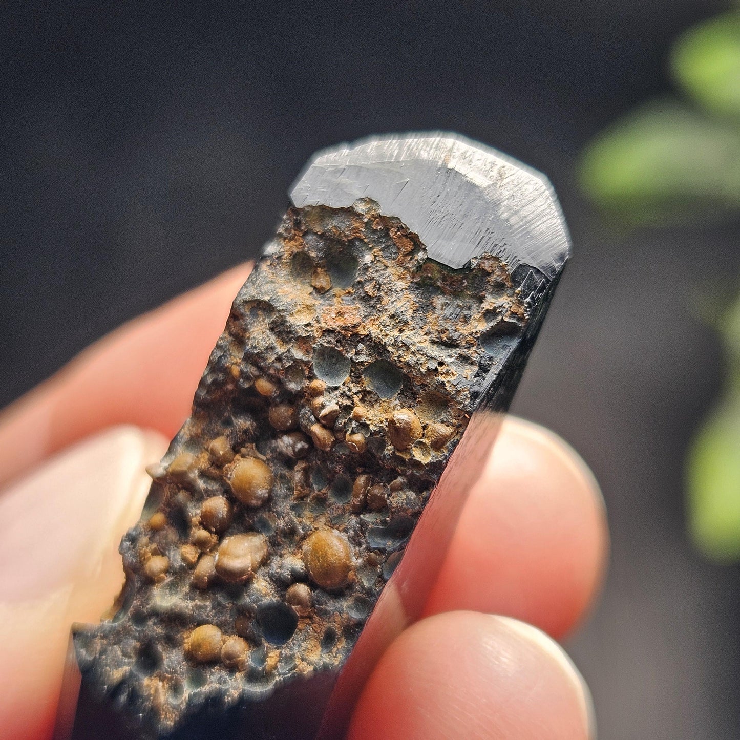 Vivianite Crystal Specimen 19.11g, Terminated Vivianite Crystal, Raw Blue