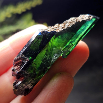 Vivianite Crystal Specimen 19.11g, Terminated Vivianite Crystal, Raw Blue
